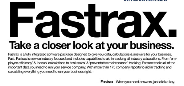 Fastrax Ad